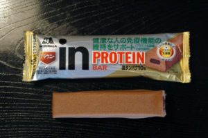 プロテインバー(森永)／ブラウニー